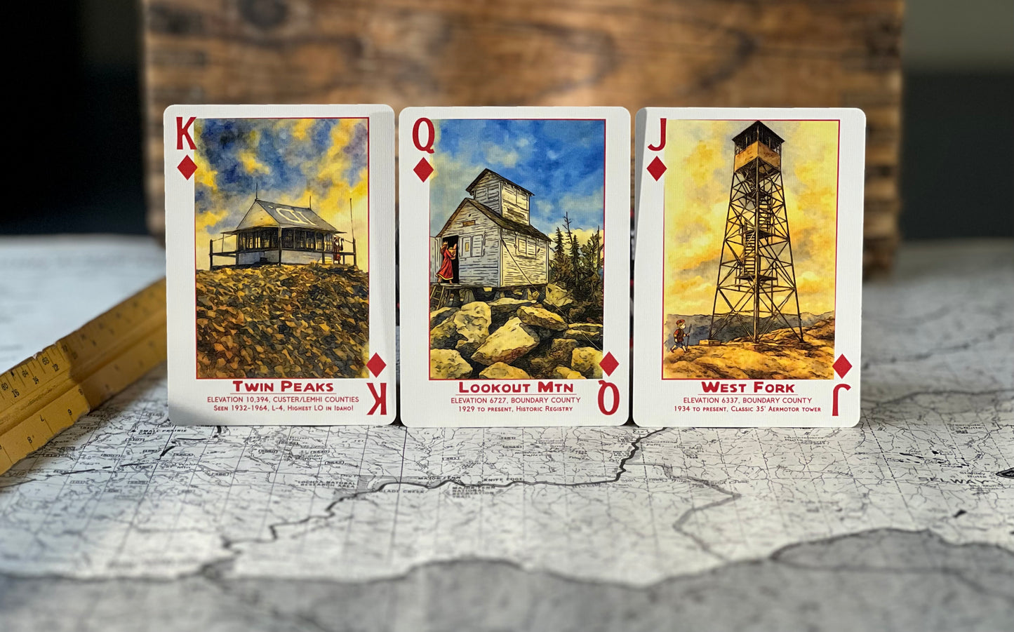 Custom Idaho Lookouts Poker Deck!