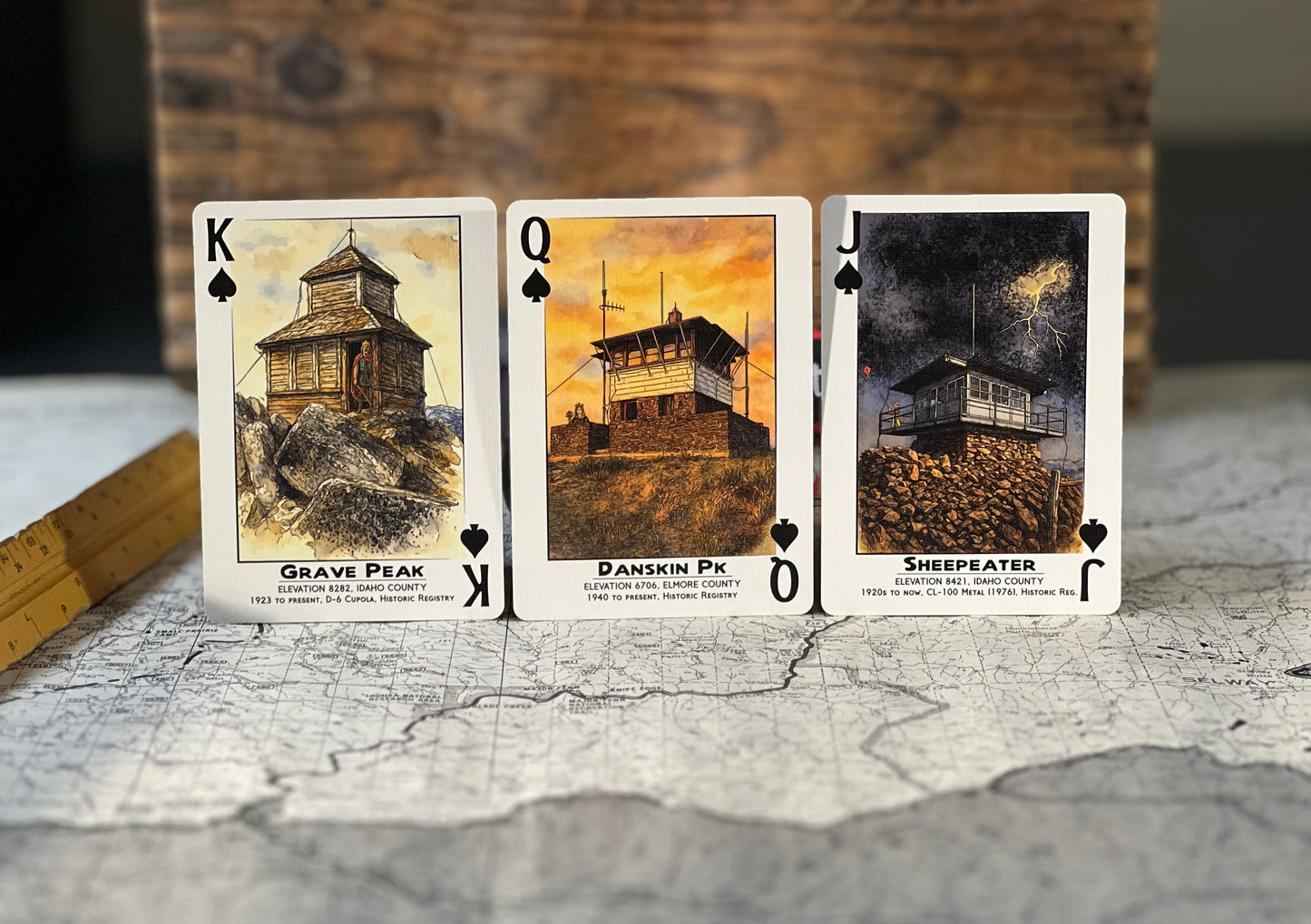 Custom Idaho Lookouts Poker Deck!