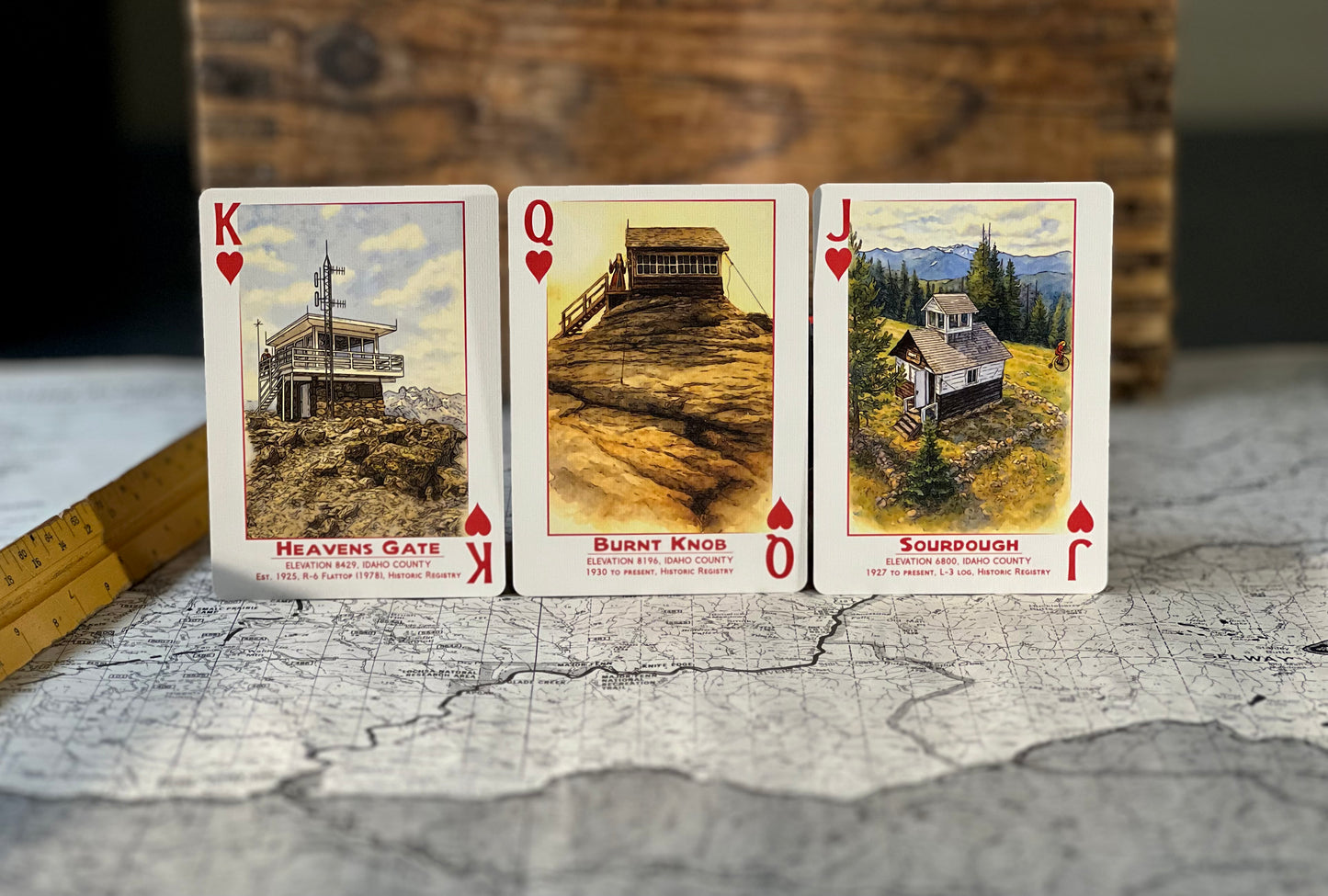 Custom Idaho Lookouts Poker Deck!