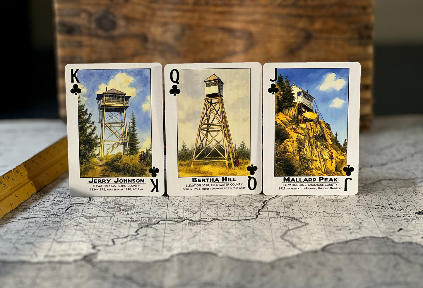Custom Idaho Lookouts Poker Deck!